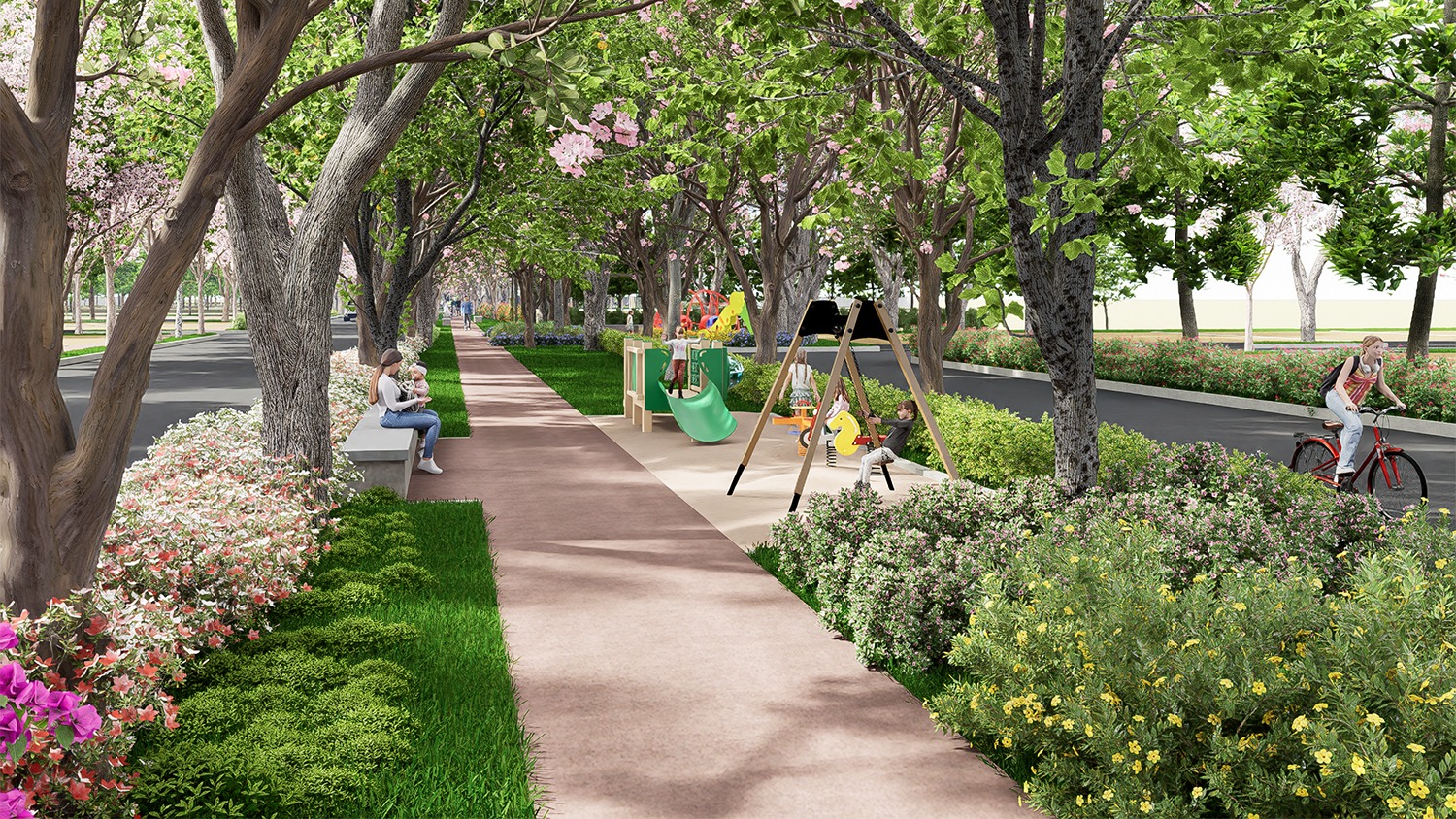 Brigade-cherry-blossom walkway