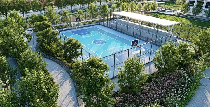 Basketball court at Atmos JR Eastfields Villas