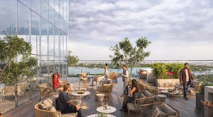 Rooftop lounge at Prestige Spring Heights