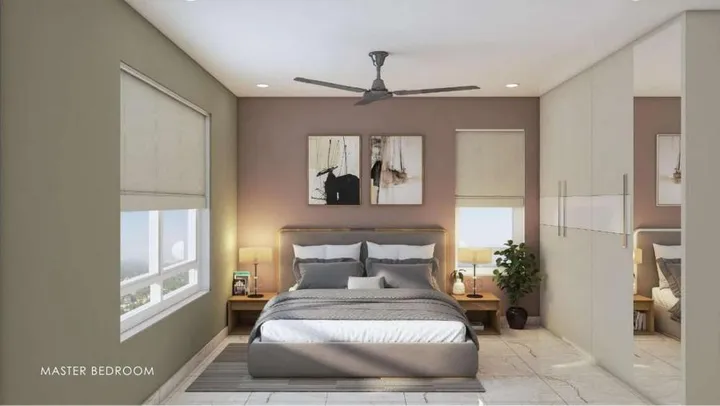 Master bedroom at Prestige Spring Heights