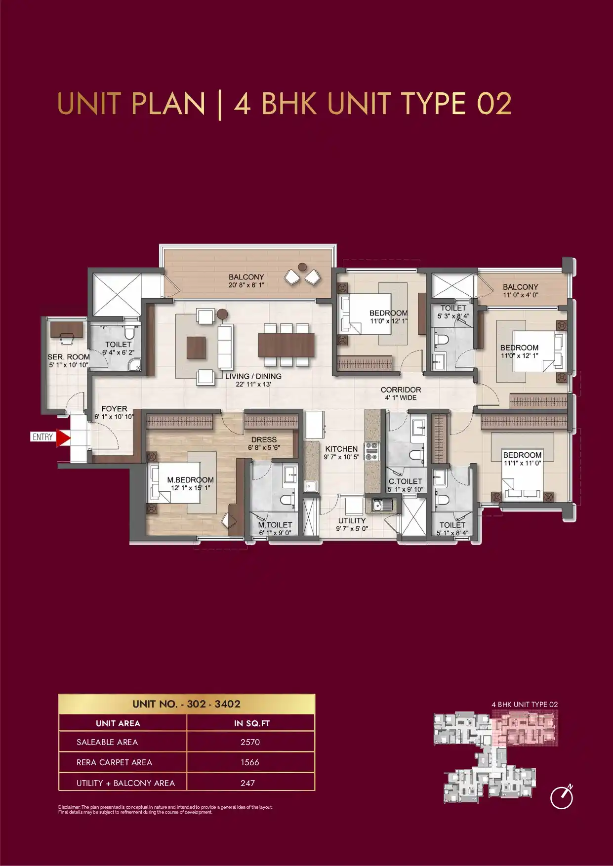4 BHK Type 2