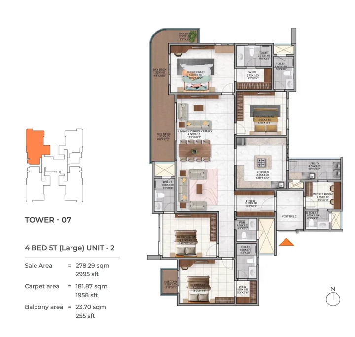 4BHK 5T Large