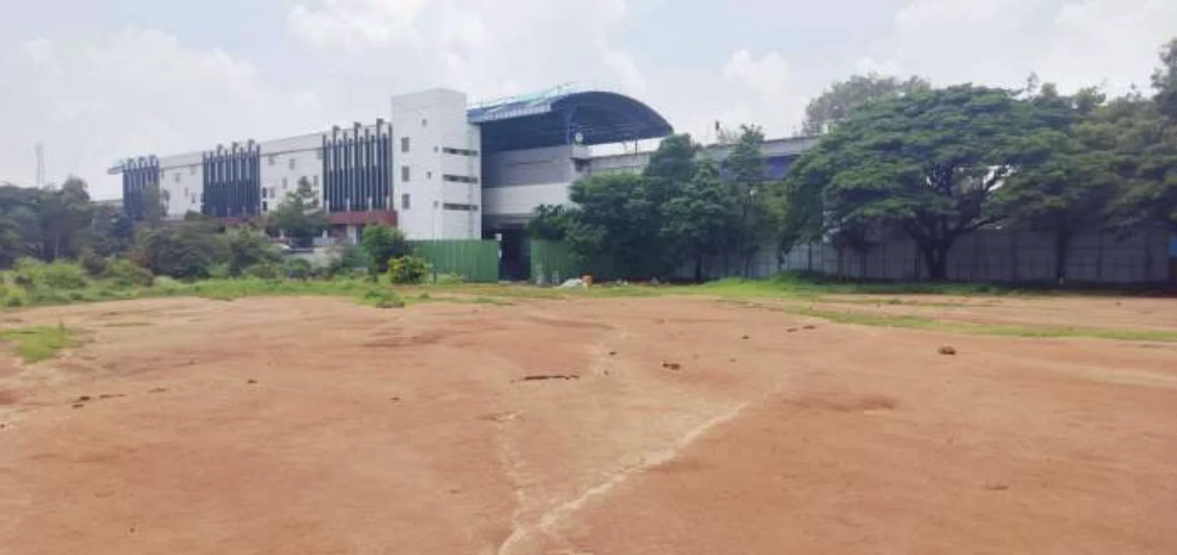 Construction site of Mahindra Kadugodi