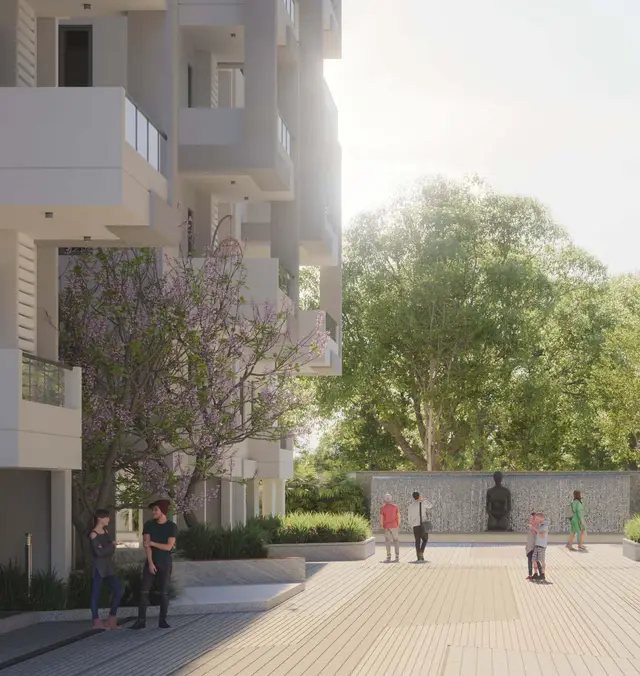 Courtyard at Anvita Ivana