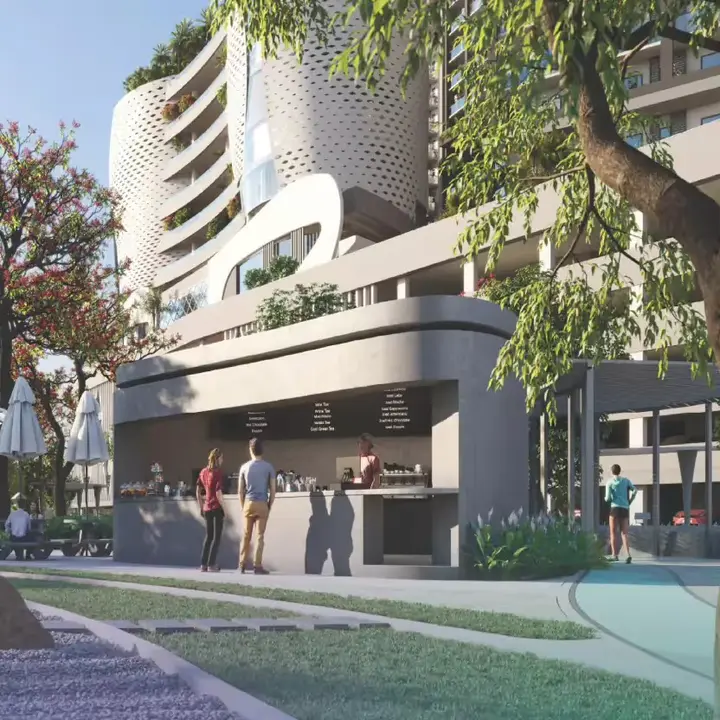 Outdoor café at Embassy Astra