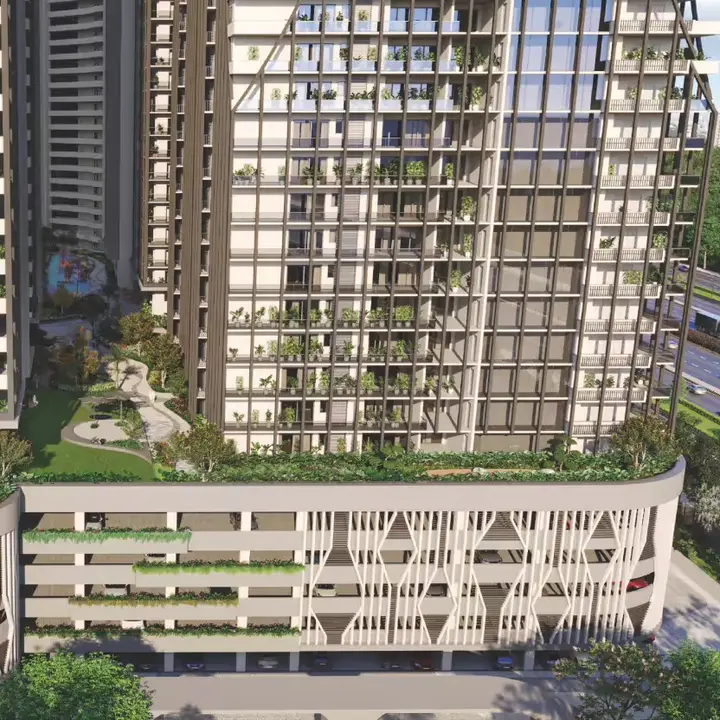 Tower elevation at Embassy Astra