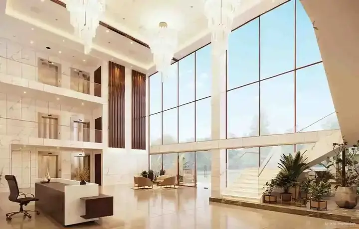 Grand lobby at Sattva Hamlet