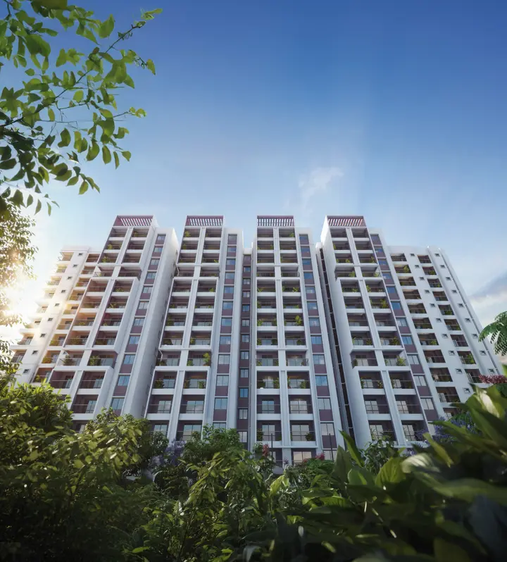Tower view of Saffron by SUYUG