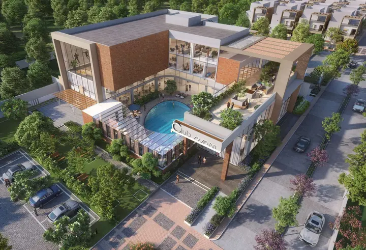 Clubhouse exterior view at Allure Avani