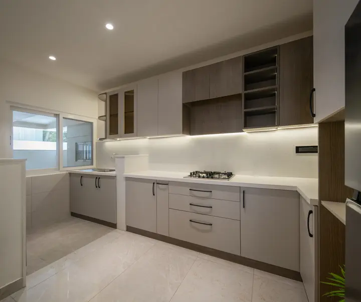 Modern kitchen at Keya Urban Forest