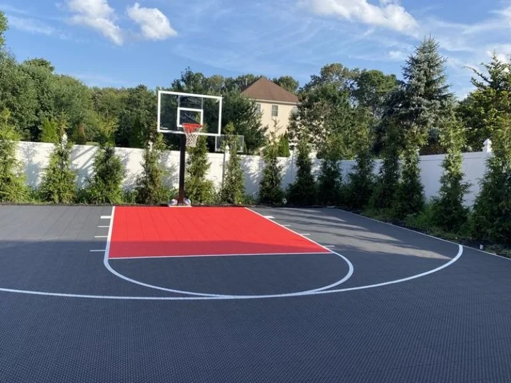 Half basketball court at Arvind Skycrest