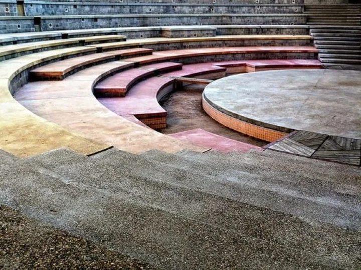 Amphitheatre seating at Arvind Skycrest