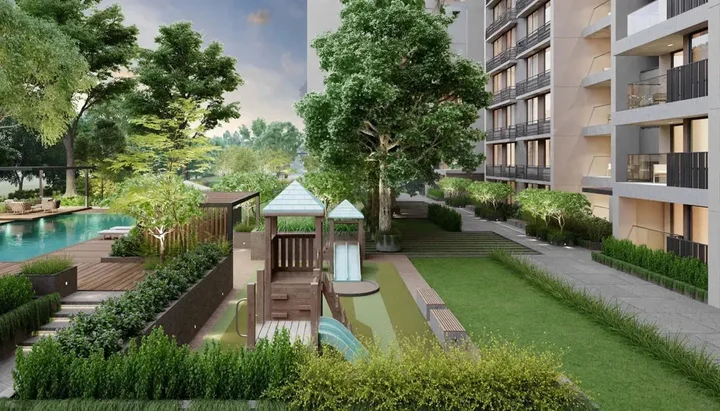 Kids play area at Arvind Skycrest