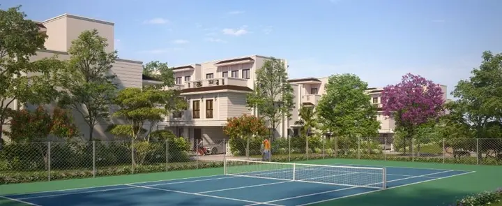 Tennis court within NVT A Wonderful World