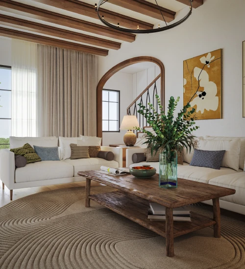Sobha Oakshire Living Room View
