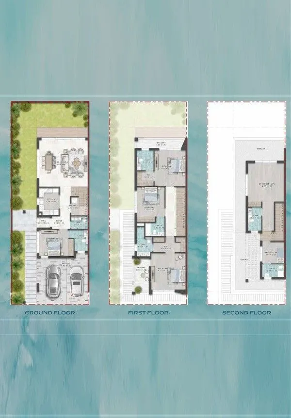 L&T Thanisandra 4 BHK Triplex Floor Plan