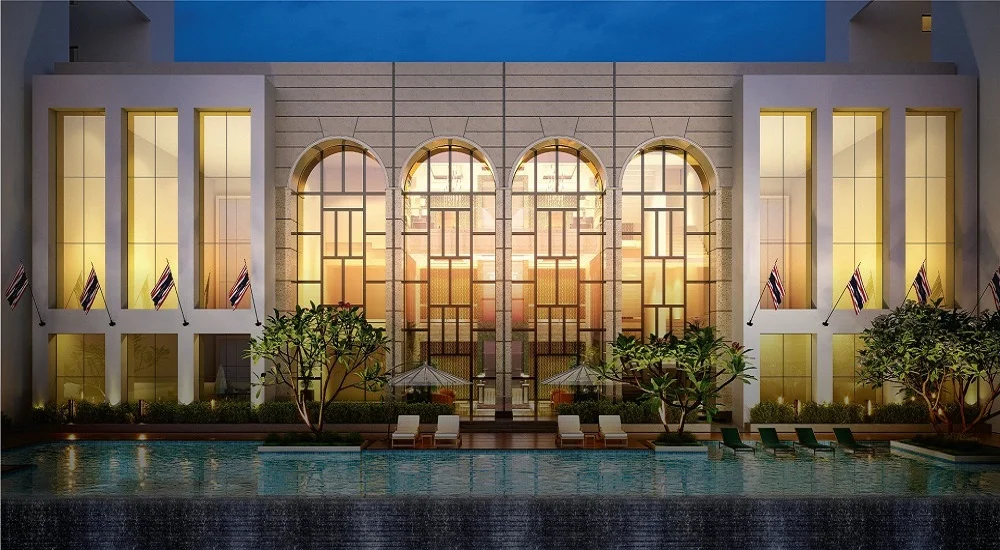 Sobha Manhattan Towers Town Park Fountain Plaza View 2