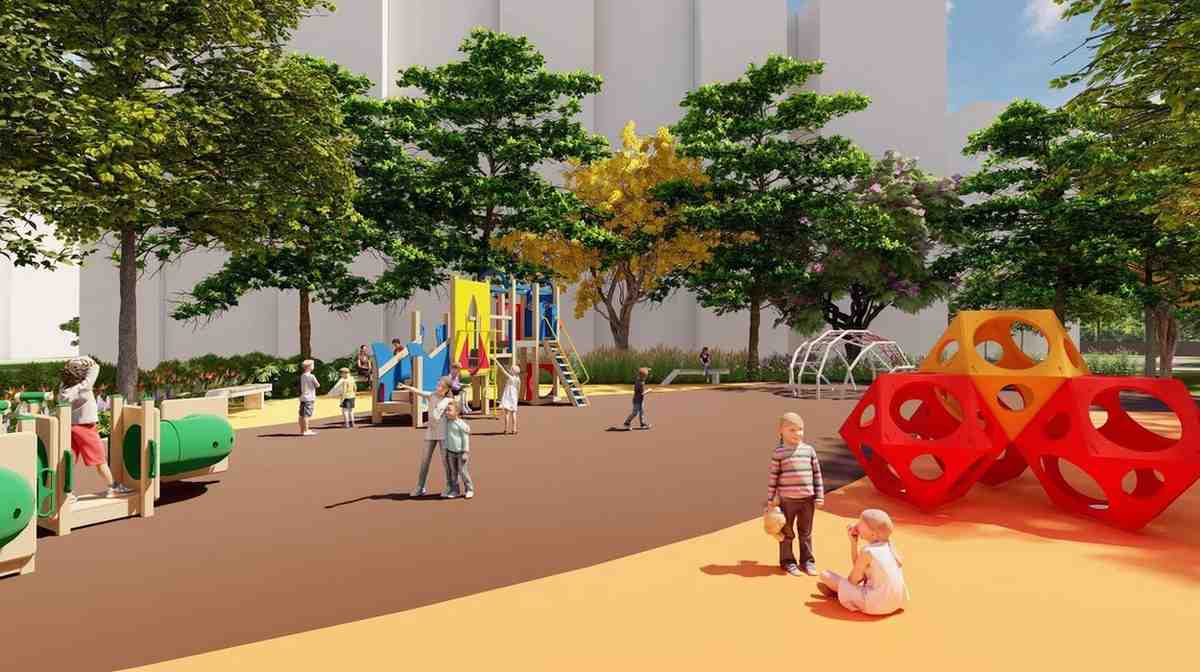 Bren Park City Kids Play Area View