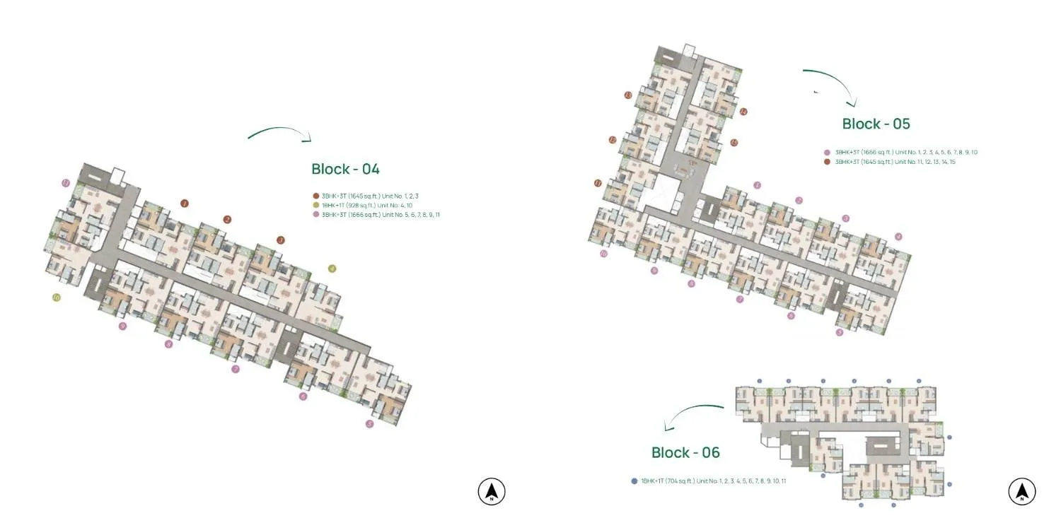 Bren Park City Key Plan Blocks 04 05 06B
