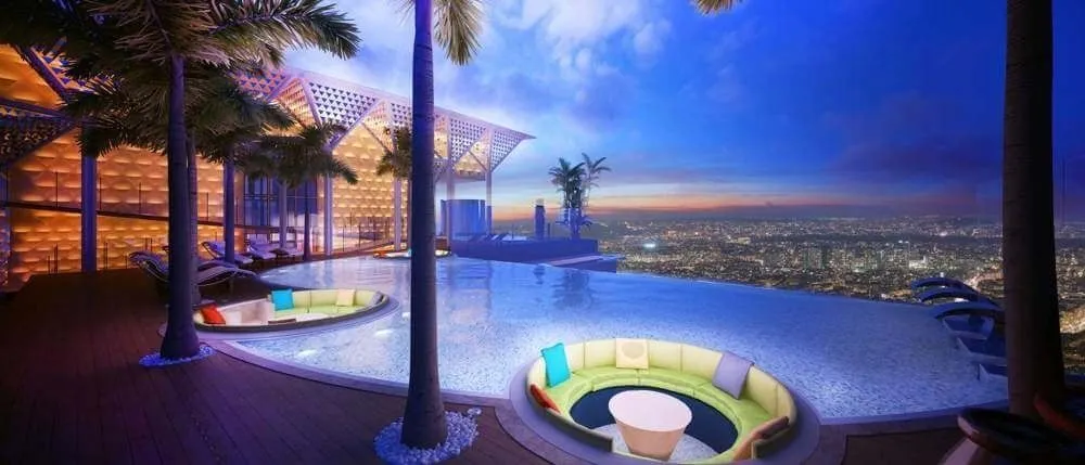 CNTC Presidential Tower Terrace Infinity Pool Lounge
