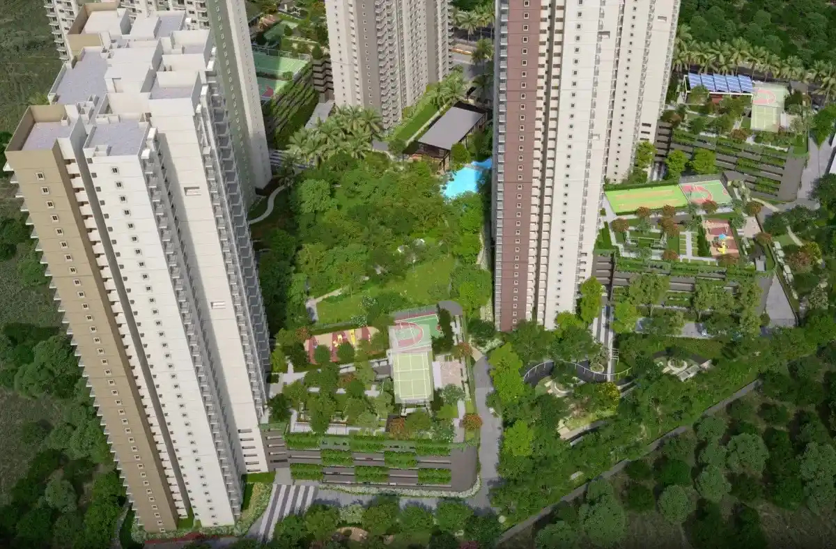 Godrej Woods Aerial View