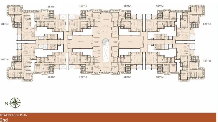 Graviti Hanging Gardens Tower Floor Plan 2nd Floor