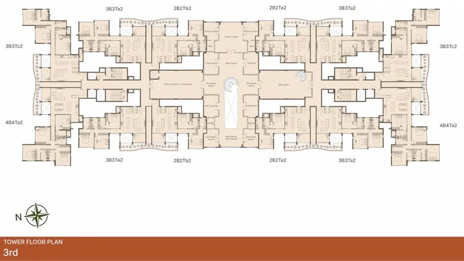 Graviti Hanging Gardens Tower Floor Plan 3rd Floor
