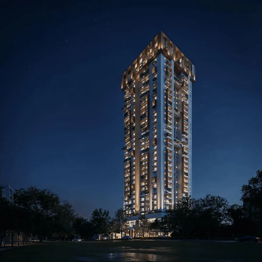 Melange ONE Elevation Night View