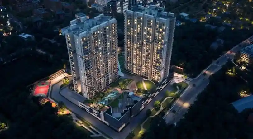 Prestige Suncrest Aerial Night View