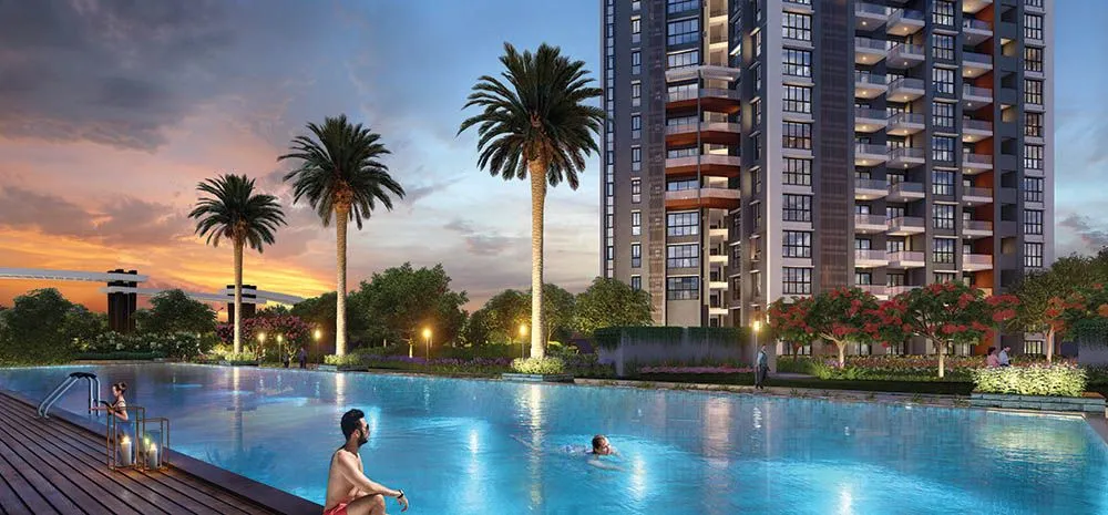 Swimming pool at Shapoorji Pallonji ParkWest Binnypet Bangalore