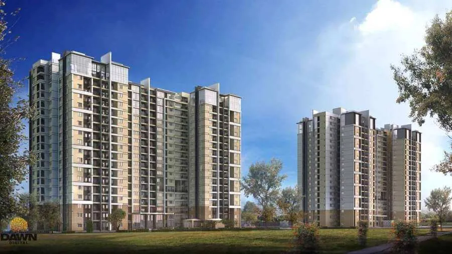 Tower view at Shapoorji Pallonji ParkWest Binnypet Bangalore