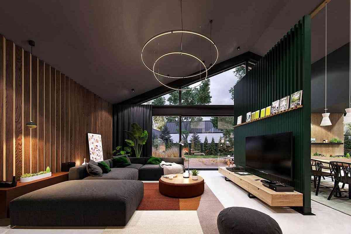 Living room interior at Sobha Boulevard Belagola