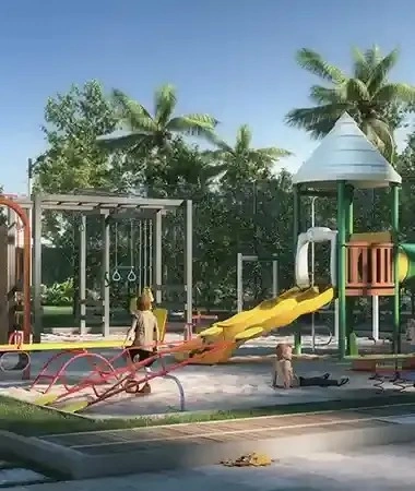 Kids play area at Sattva Green Groves Nelamangala