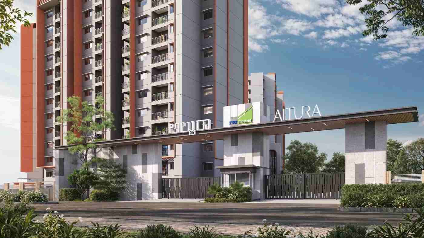 TVS Emerald Altura Thanisandra main elevation view