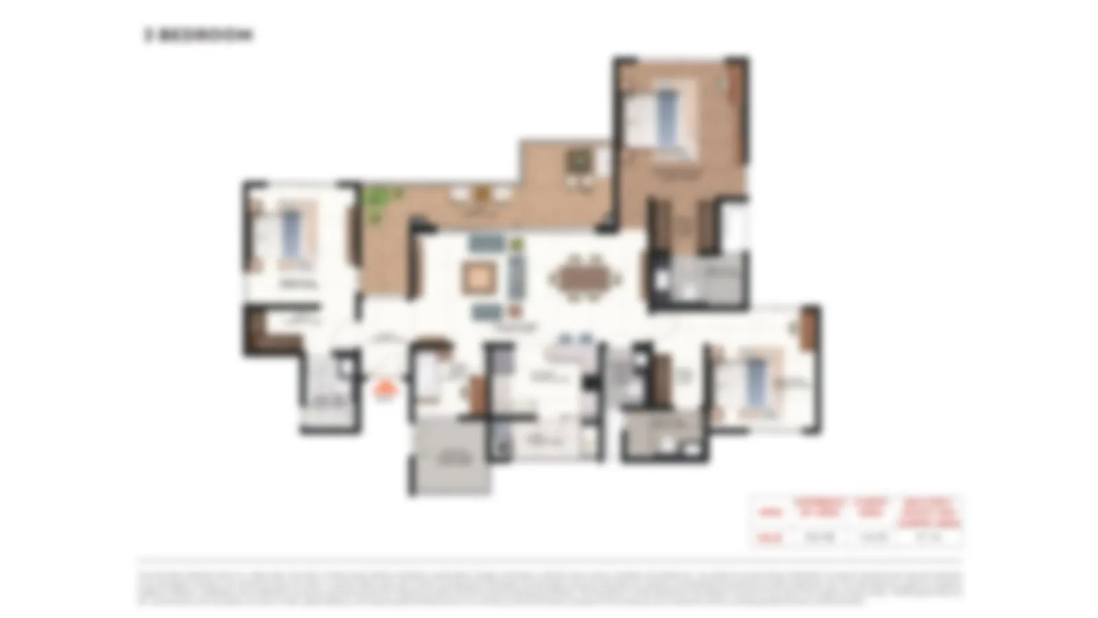 Embassy Biome typical unit floor plan Yelahanka