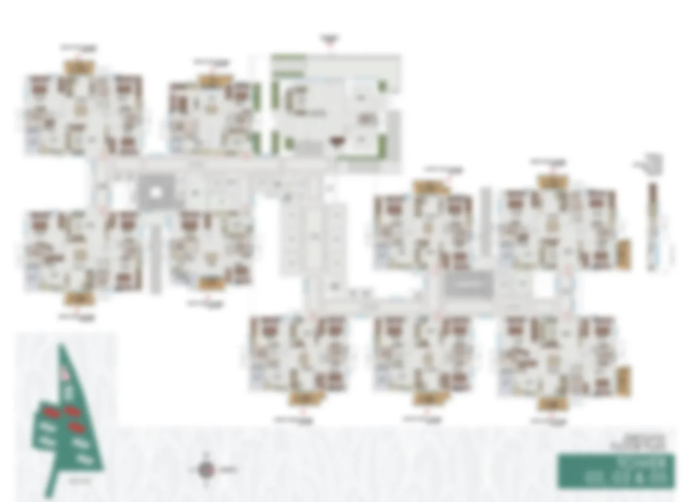 My Home Hoskote residential tower floorplate layout