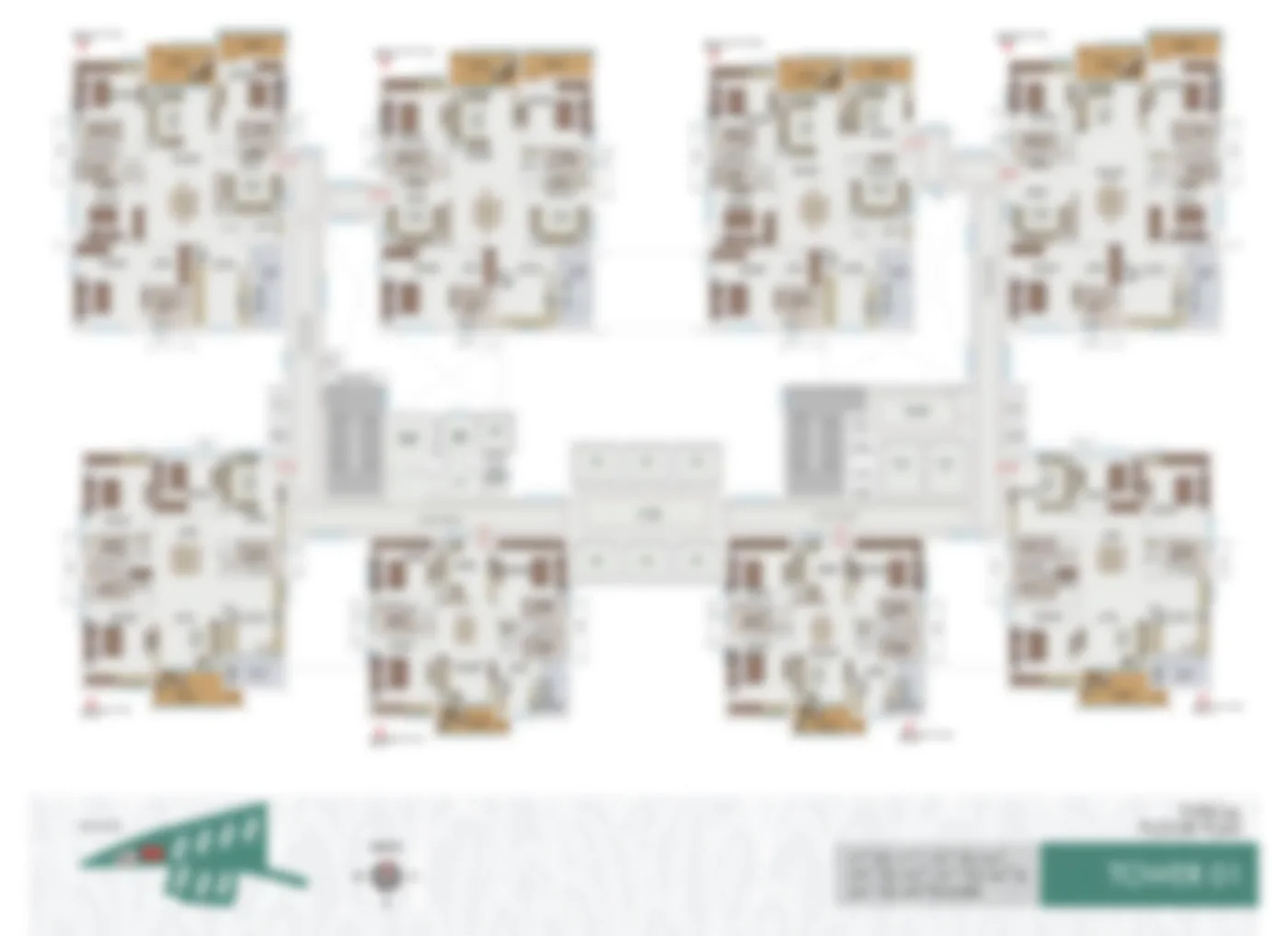 My Home Hoskote tower floorplate layout Konadasapura