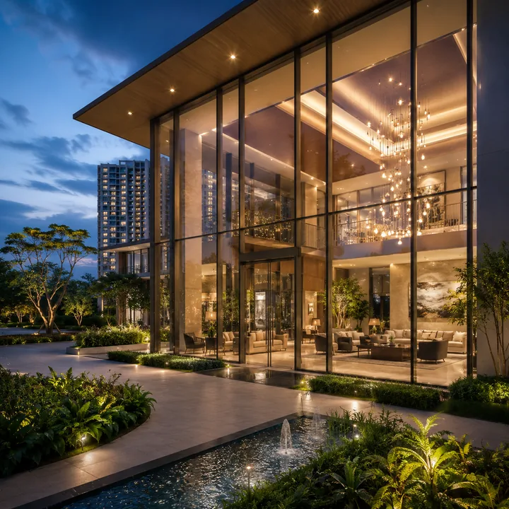 Clubhouse at Brigade WTC Devanahalli township