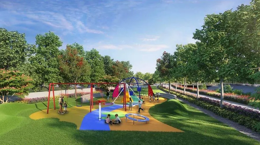 Play area at Prestige Great Acres Prestige City township