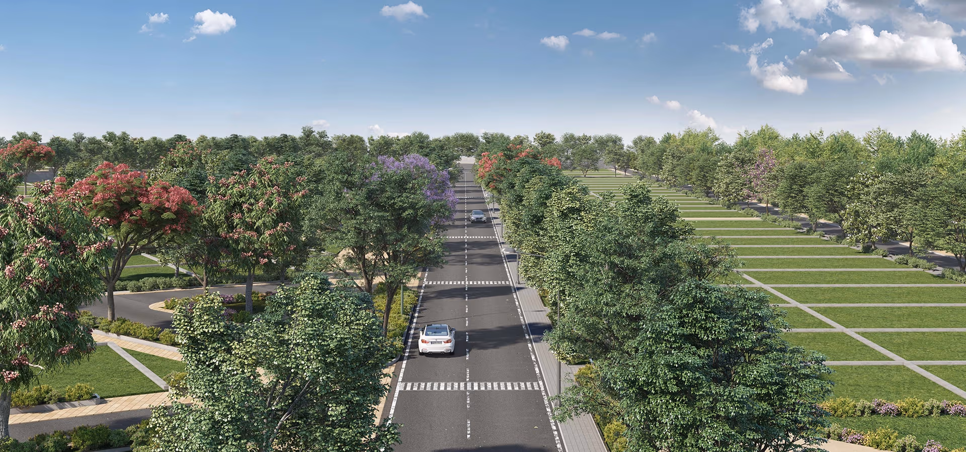 Clubhouse view at Godrej Woodland plotted community