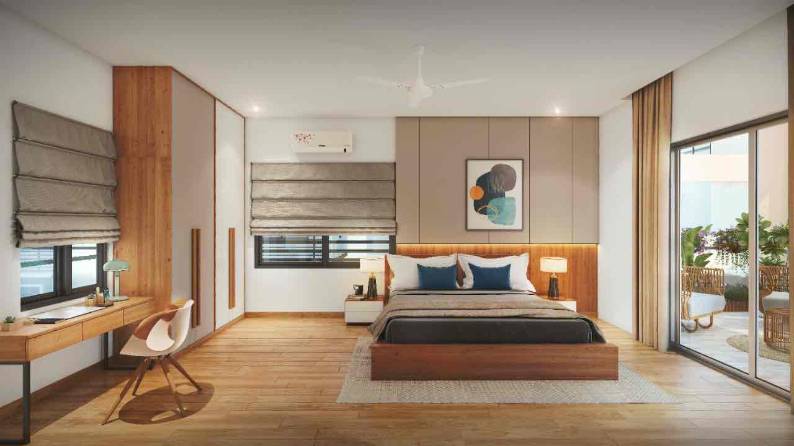 Row villas street view at Shriram Chirping Grove