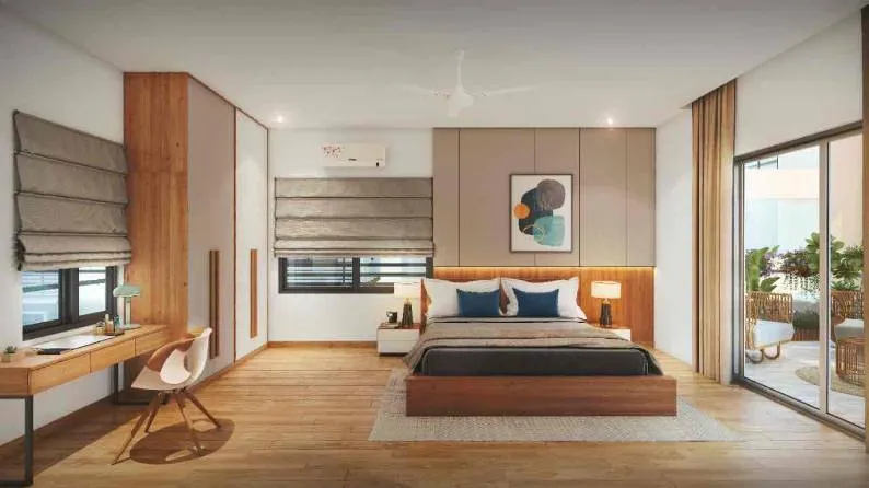 Row villas street view at Shriram Chirping Grove