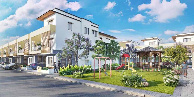 Gated community view at Shriram Chirping Grove Sarjapur