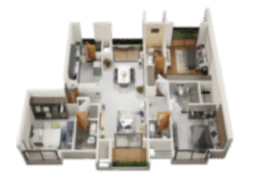 The Loft by VRise west tower floor plate plan Whitefield