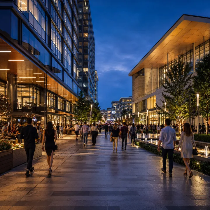 Retail plaza at Brigade KIADB Devanahalli township