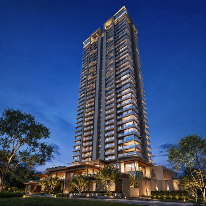 Tower exterior view at Brigade KIADB Devanahalli