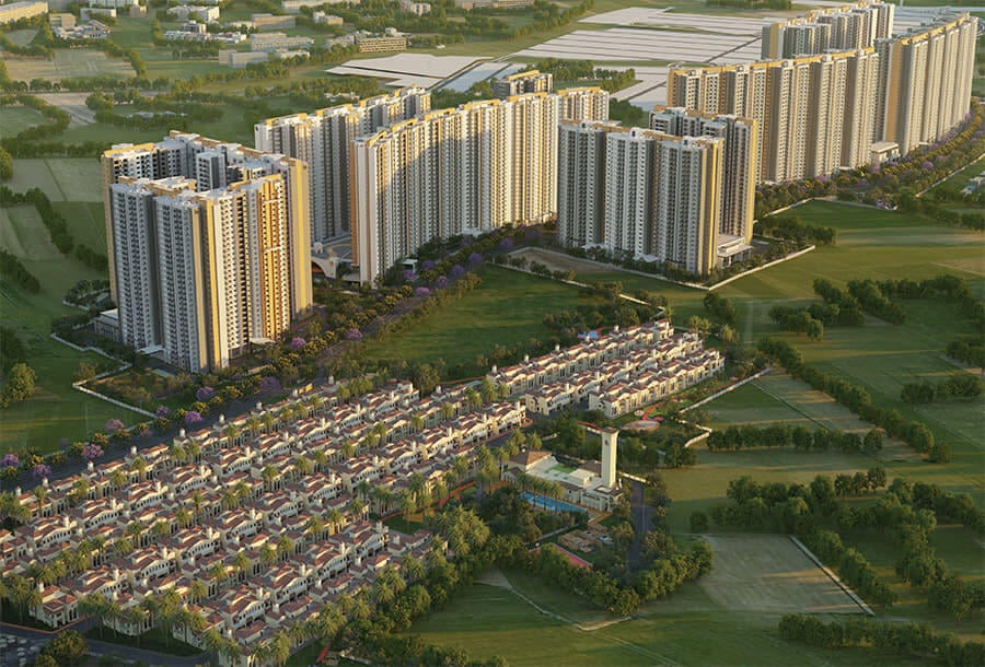 Eaton Park Aerial View