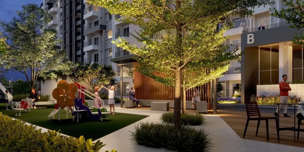 DNR Sarjapur concept render of the children's play area