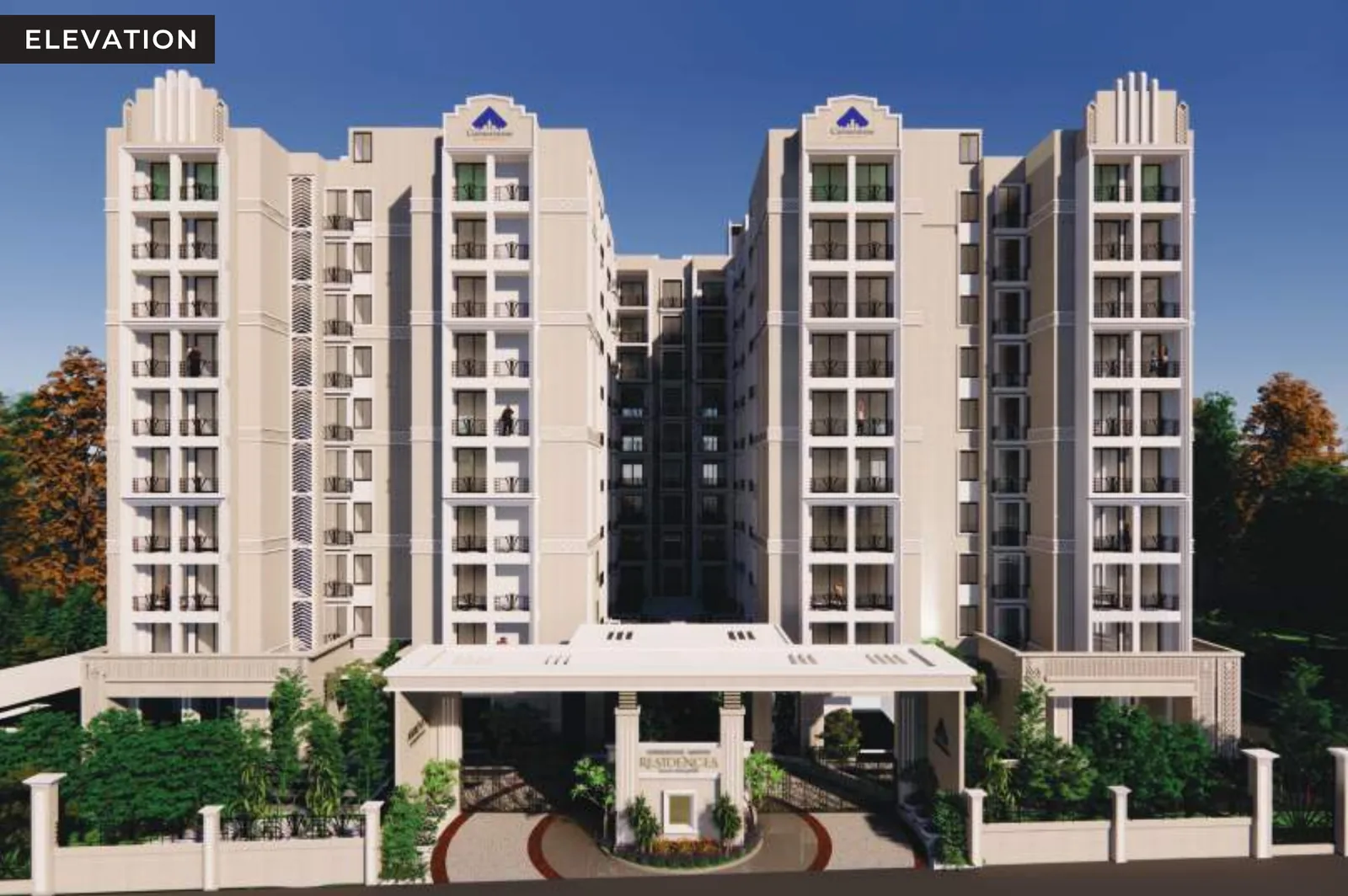 Cornerstone Akhinta Residences Art Deco apartment building on 20th Main Road, BTM Layout 1st Stage, Bengaluru