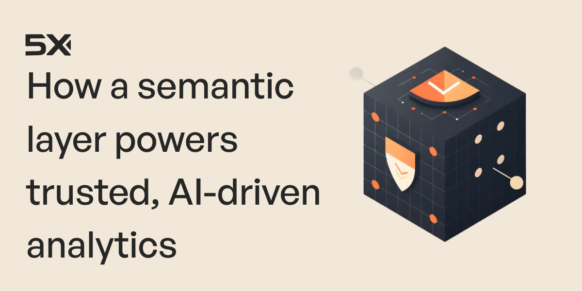 How a semantic layer powers trusted, AI-driven analytics